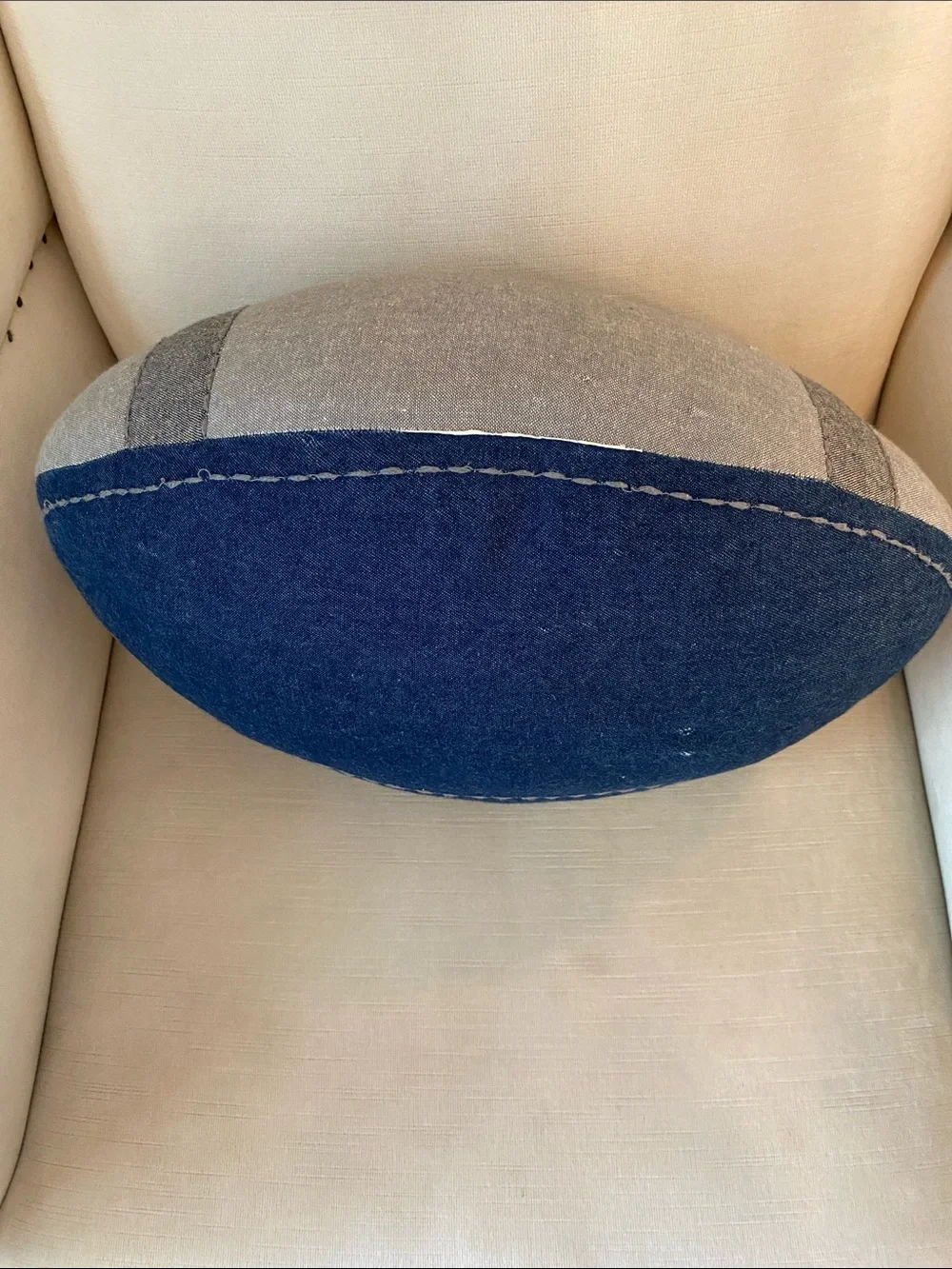 Pillowfort Distressed Vintage Style Football Pillow